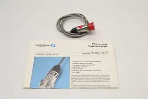 Pacific Sensors Ps-500 0-3000 Psi Pressure 5-20Mv-Dc Transducer B478610