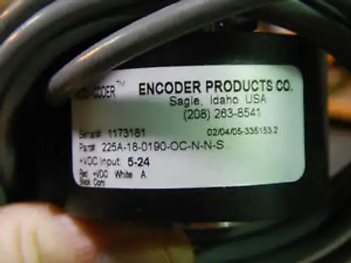 Accucoder Model 225A-18-0190-Oc-N-N-S Rotary Encoder