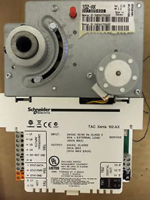 Schneider Electric Vav Controller W/Actuator And Overflow Tac Xenta 102-Ax