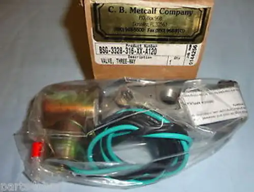 Versa Bsg-3328-316-Xx-A120 Electric Solenoid Valve 3-Way 120V Bsg-3328-316