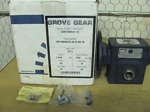 Grove Gear Ironman Gr-Hmq818-20-H-56-16 Reducer Ratio 20-1