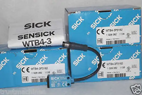 Sick Wtb4-3 Wtb4-3P3162 1028082 Photoproxswitch150 Mm Bgs Pnp Teach In Dubai