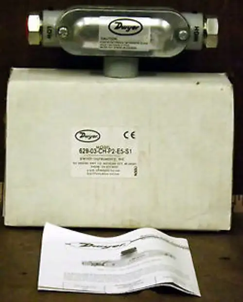 1 Dwyer Instruments 629-03-Ch-P2-E5-S1 Pressure Transmitter 0 - 25 Psi