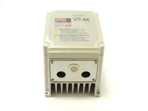 Yaskawa Vfd Ac Drive V7-4X Cimr-V7Cu20P4 0.5 H.P 230 V 3 Ph