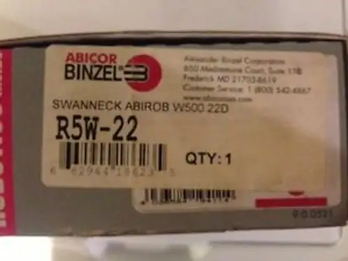 Abicor Binzel Swan Neck R5W-22 Nozzle