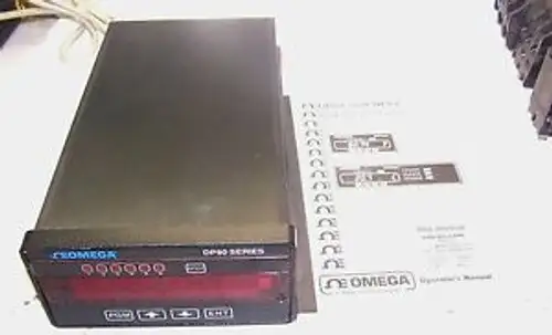 Omega Dp81T Digital Process Indicator With Manual 90-132 Vac