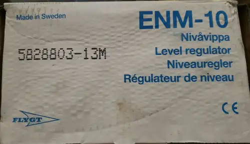 Flygt Level Regulating Flow Switch Enm-10