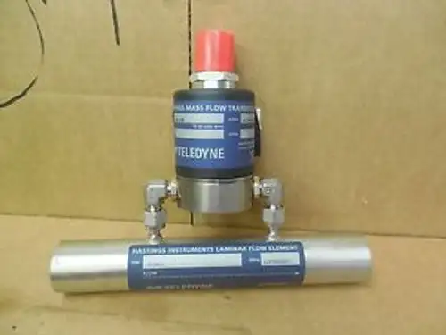 Teledyne Hastings Mass Flow Transducer Hs-10M W. Laminar Flow Element L-5M-S