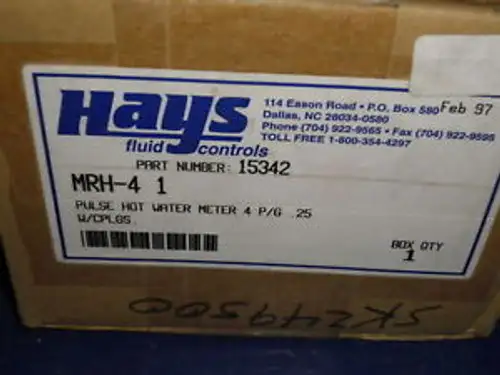 Hays Mrh-4 Pulse Meter 15342