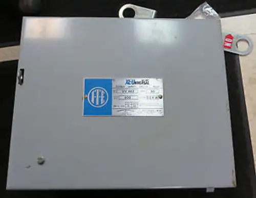 Ite Uv-462 Fusible Safety Switch Plug 60 Amp