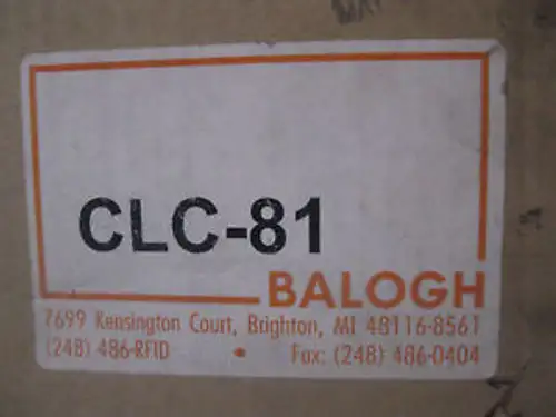 Balogh Clc-81 Control Board Old Surplus