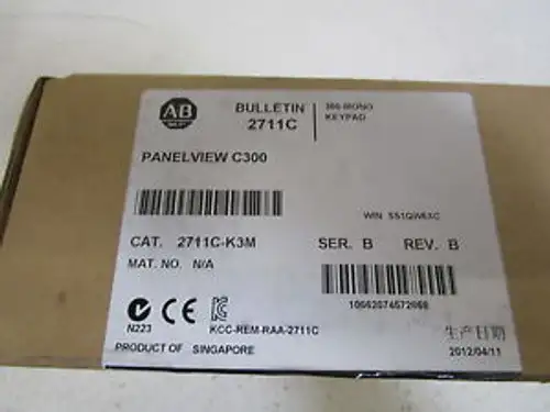 Allen Bradley Panelview 2711C-K3M Ser. B