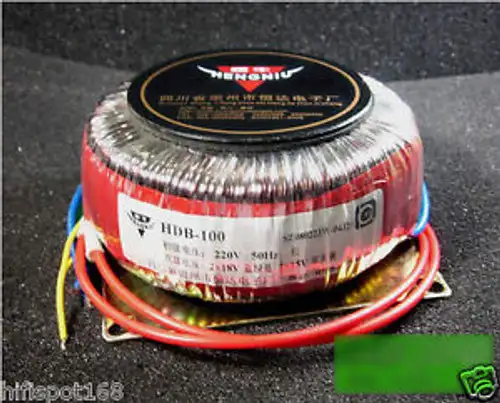 100W 18Vx2 15Vx2 Toroid Transformer for amplifier LM1875 NE5532 etc. 220V