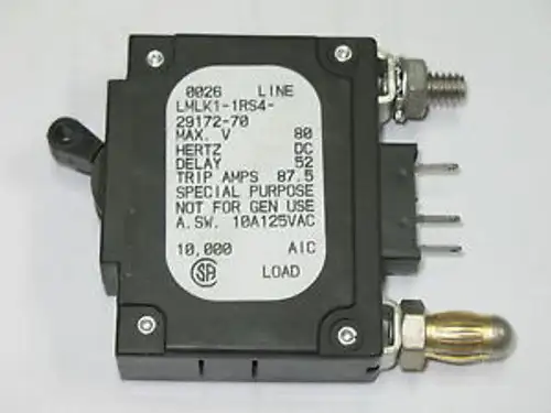 AIRPAX LMLK1-1RS4-29172-70 70A CIRCUIT BREAKER