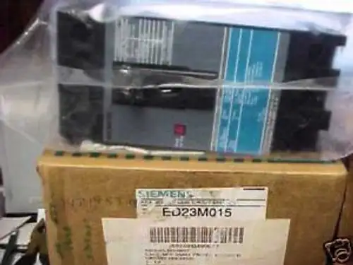 New SIEMENS 15A CIRCUIT BREAKER ED23M015 3P 240V WD-10