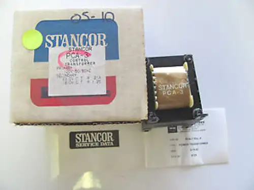 Stancor PCA-3 120V Pri 33VCT 30VA 21VDC / 8.5VDC Dual Sec Transformer NOS