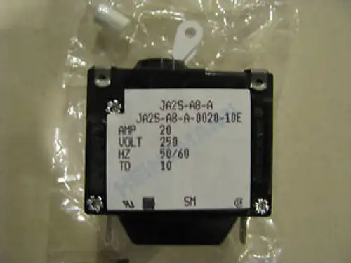 HEINEMANN CIRCUIT BREAKER PART # JA2S-A8-A-0020-10E NSN: 5925-01-398-1819