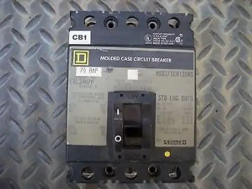 FAL 34070 FAL34070 70 AMP 480 VOLT 3 POLE SQUARE D BREAKER