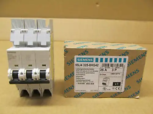 1 Nib Siemens 5Sj4-325-8Hg42 5Sj4325-8Hg42 Circuit Breaker 25 Amp 3 Pole 480/277
