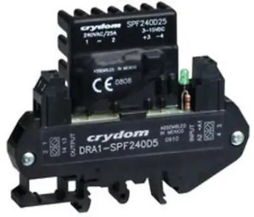 Crydom Dra1-Spf380D25R Ssr Din Rail Mount 380Vac 15Vdc 10A