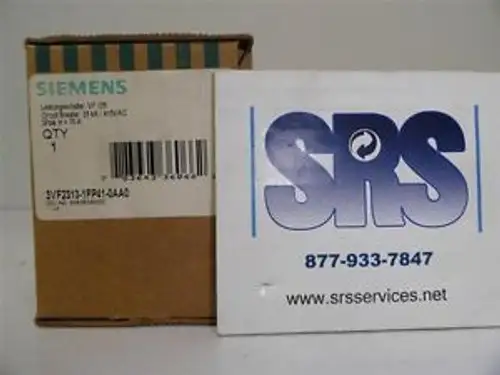 Siemens 3Vf2313-1Fp41-0Aa0 Circuit Breaker 70 Amp 25Ka/415Vac