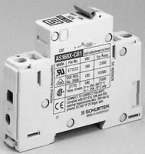 91F6133 Schurter As168X-Cb2G100 Circuit Breaker Thermal Mag 2P 10A