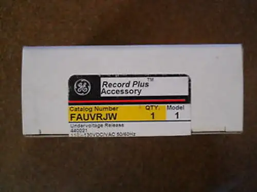 Nib Ge Fauvrjw Undervoltage Release 110-130 Vdc/Vac 50/60Hz