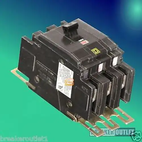 Qou325 Feed Thru Square D Breaker With Base Mount Or Din Rail Mount Option (F)