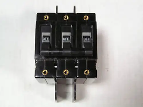 Airpax 205-111-1Rec5-62F-103-M0 Circuit Breaker 3-Pole W/Aux 10 Amp 480V