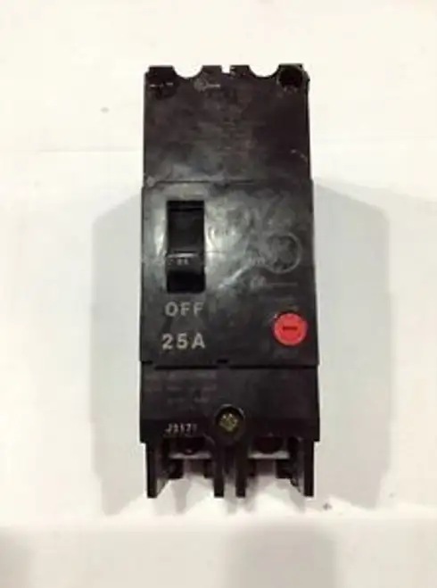 Tey225 Ge Molded Case Circuit Breaker 2 Pole 25 Amp 480/277V (New)