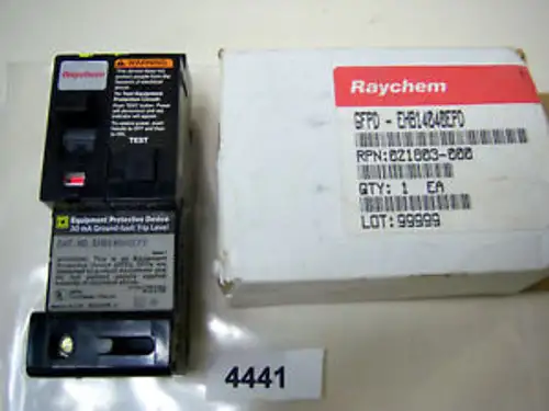 (4441) Raychem 40A Circuit Breaker Gfpd-Ehb14040Epd Gfp