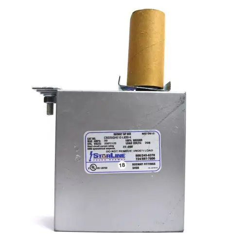 Starline Cb225Ghe12-L630-4 30A 208Y/120 Load Volts 208 Busway Tap Box