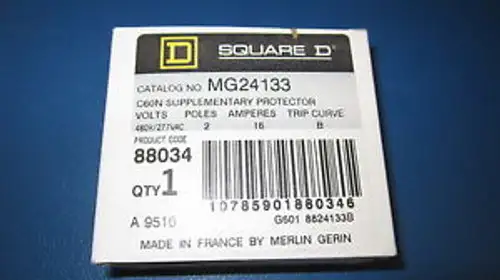 Merlin Gerinmg24133Multi9-C60Ncircuit Breakerb Curve2P16A480/277Vac