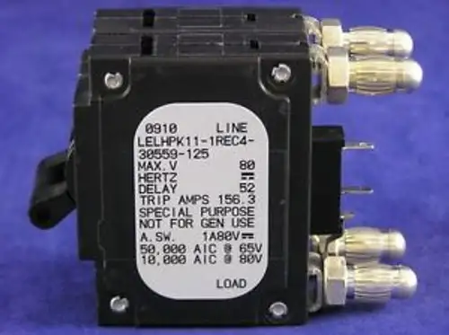 Airpax 125 Amp Bullet Circuit Breaker Lelhpk11-1Rec4-30559-125