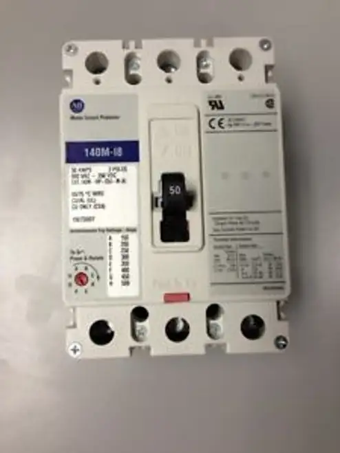 1 Allen Bradley 140M-I8P-C50-M 50 Amp Motor Circuit Protector