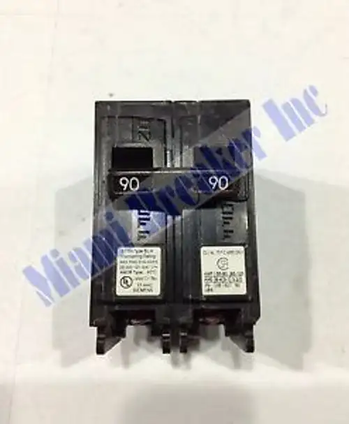 B290H Siemens Circuit Breaker 2 Pole 90 Amp 120/240V