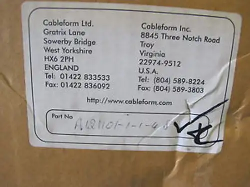 Cableform Contactor A121101-1-1-48