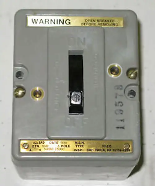New Spd Aqba50 Navy Breaker Etn 1042 15Amp / 3Ph