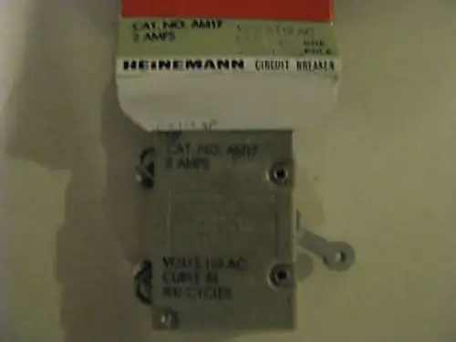 Heinemann Am17 Circuit Breaker 2 Amps 115 Ac Curve 56 Nsn: 5925-00-782-0113