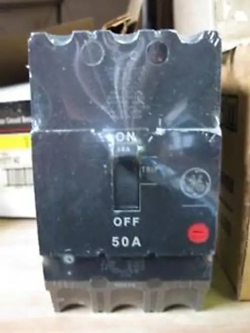 Ge Tey350 50 Amp 277/480 Vac 3 Pole