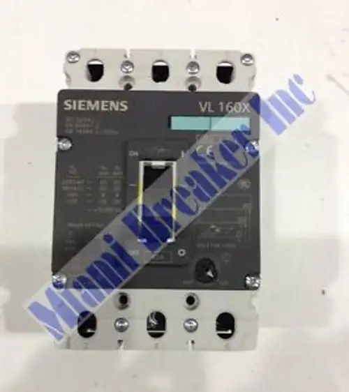 Siemens Vl160X 3Vl17041Dd330-Z Circuit Breaker 3 Pole 40 Amp 480V