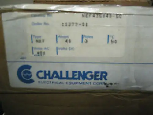 New Challenger 40 Amp 3 Pole Circuit Breaker Nef435040 Gg-14