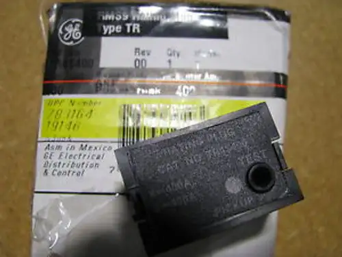 Ge Circuit Breaker Trip Unit Tr4S400 Nsn: 5925-01-437-8269 For Akr Frames