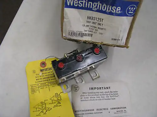 Westinghouse Trip Unit Only # Hkb3125T Nsn: 5925-01-262-0618 1293C32G04