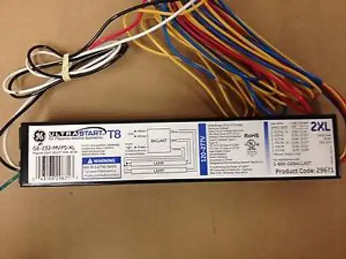10 Ge 29671 Ge-232-Mvps-Xl 120-277V F32T8 Programmed Start Electronic Ballast