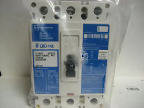 New Cutler Hammer 35Amp 3Pole Circuit Breaker Type Ehd Ehd3035H08 Yc-135