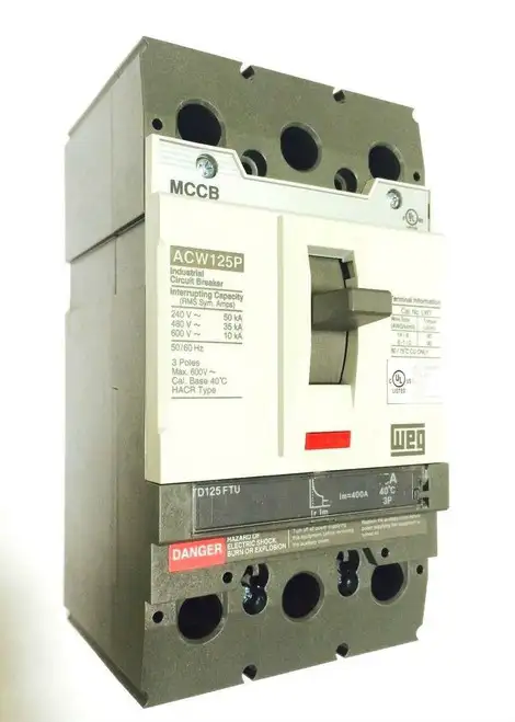 Acw125P-Ftu30-3 - Shamrock Circuit Breaker Molded Case 3 Pole 30 Amps