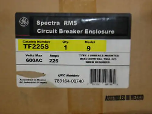 Ge Tf225S Nema 1 Surface Mount Breaker Enclosure