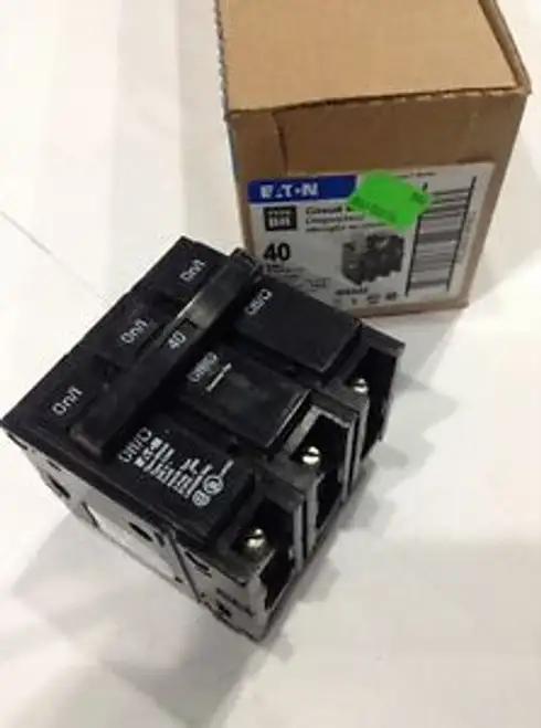 Br340 Eaton Circuit Breaker 3 Pole 40 Amp 240V Of 5