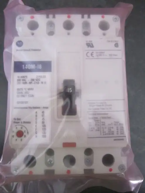 Allen-Bradley Motor Circuit Protector 140M-I8P-C15S-M Breaker 15A